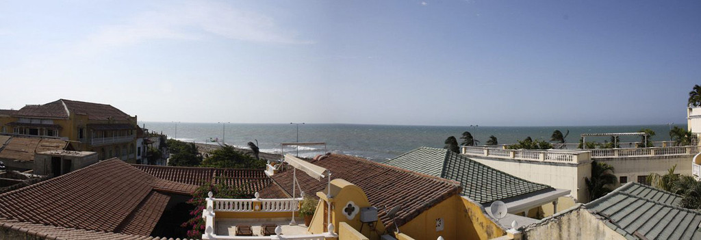 Vista desde uno de los lujosos apartamentos